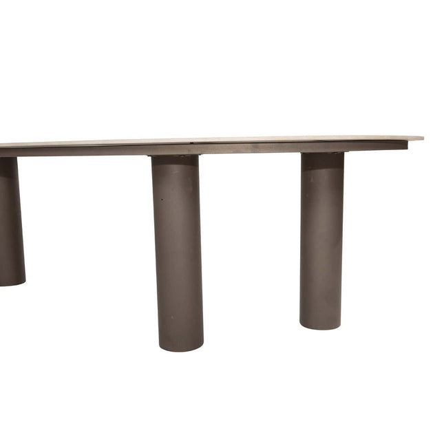 4 Seasons Outdoor Arizona Tisch Keramikblatt Kieselform 240 x 120 cm