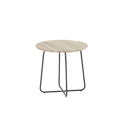 4 Seasons Outdoor Axel Seitentisch rund 45 cm Teaktisch -Tischoberteil