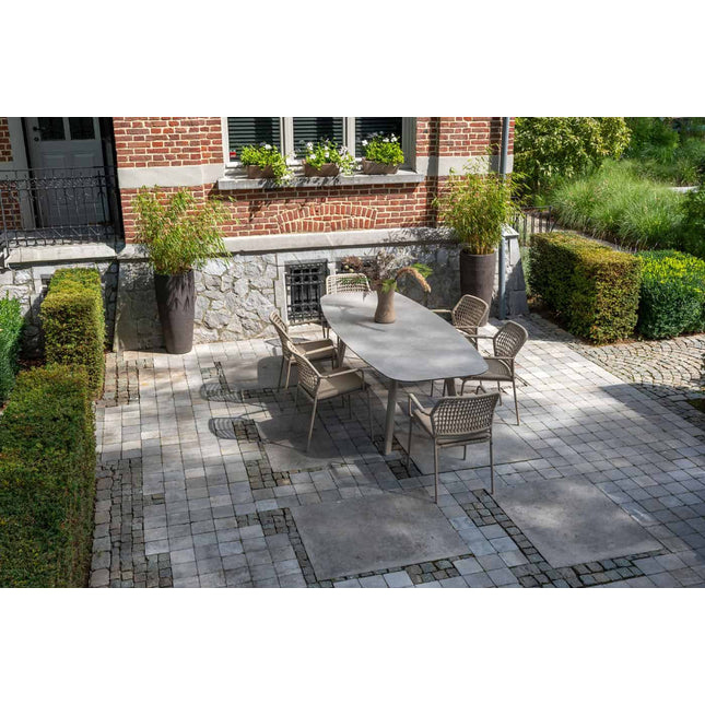 Taste 4SO Barista Dining Latte + Manolo Tisch Latte mit bedrucktem Keramiktisch -Top 240 cm