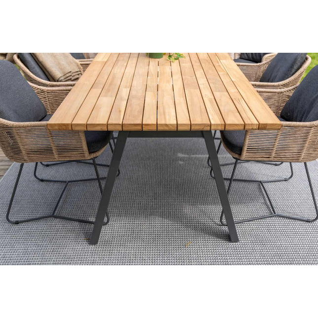 Taste 4SO Belmond Dining Naturel + Ambassador Tisch 240 cm