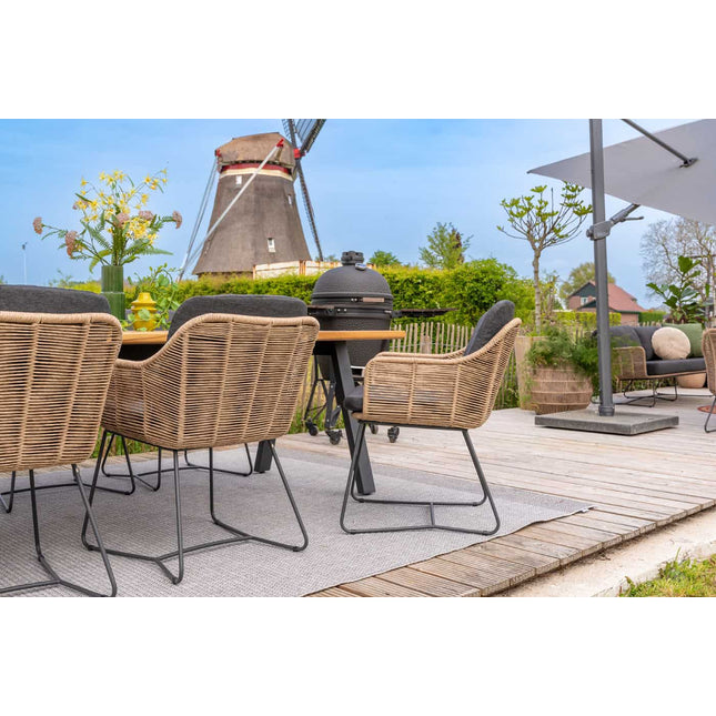 Taste 4SO Belmond Dining Naturel + Prado Tabelle 240 cm Oval