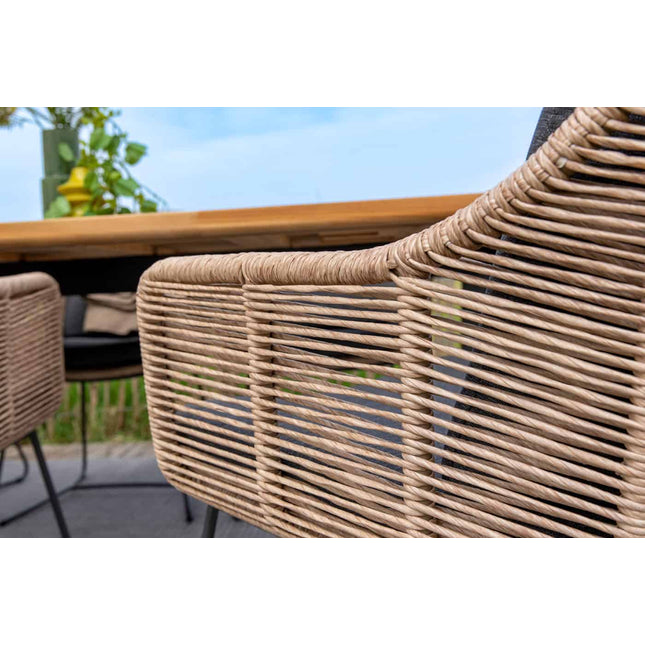 Taste 4SO Belmond Dining Naturel + Fiesta Tabelle 90 × 90 cm