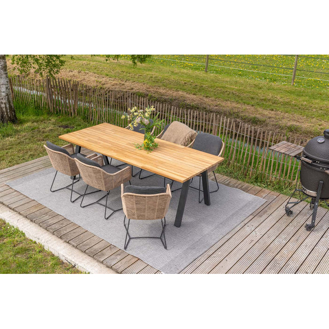 Taste 4SO Belmond Dining Chair Natural Inkl. 2 Kissen