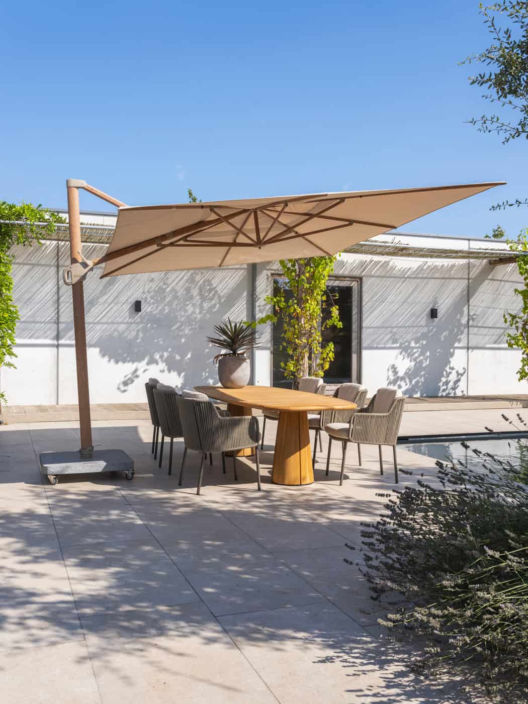 4SO Bernini dining set (6 st.) + Taste 4SO Capri tafel 240x110cm - afbeelding 13