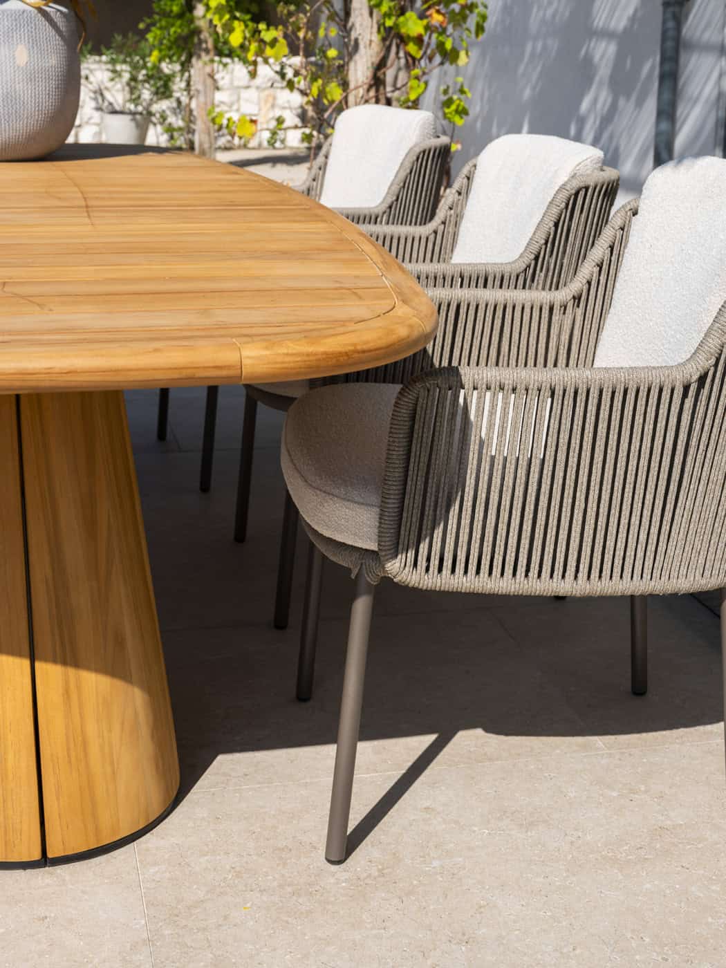4SO Bernini dining set (6 st.) + Taste 4SO Capri tafel 240x110cm - afbeelding 5
