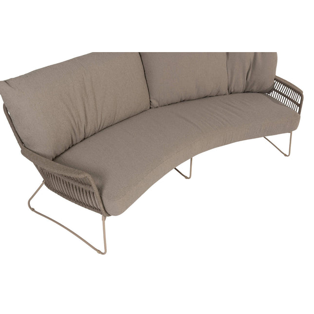 4 Seasons Outdoor Botanic Bio 3-Säse-Lounge-Sofa inkl. 3 Kissen