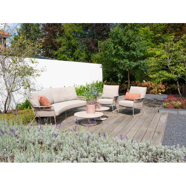 4 Seasons Outdoor Botanic Lounge Set ohne Couchtisch + Fußschemel