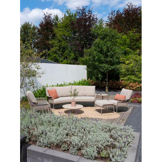 4 Seasons Outdoor Botanic Bio 3-Säse-Lounge-Sofa inkl. 3 Kissen