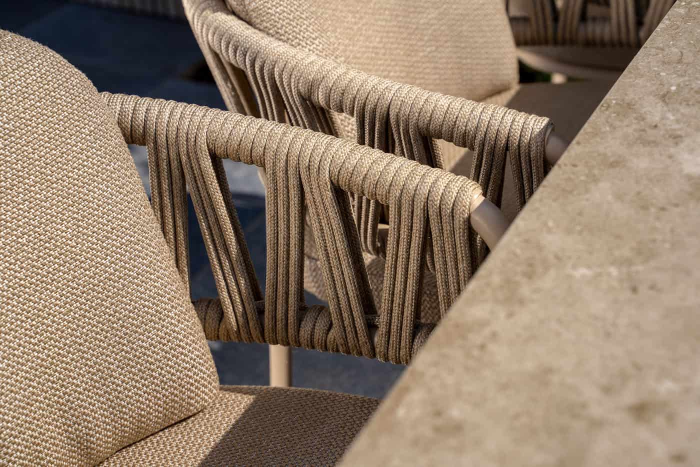 4SO Calma barset latte (6 st.) met Soho tafel 220x75cm