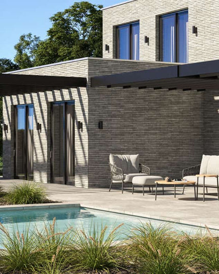 4 Seasons Outdoor Calpi Lounge Set mit Fußschemel + Yoga -Kaffeetische
