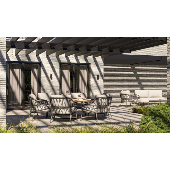 4 Seasons Outdoor Calpi Low Dining Chair inkl. 2 Kissen