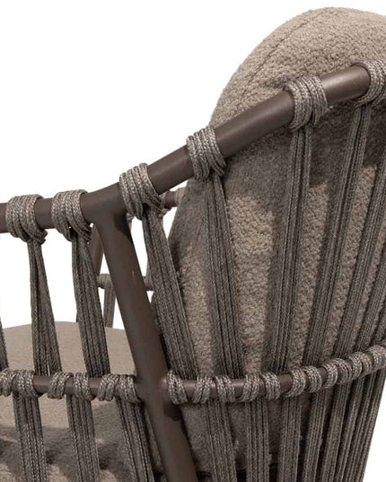 4 Jahreszeiten Outdoor Capalbio High Dining Chair + Taste 4so Liam High Ess Tisch mit Keramikblatt 220 cm