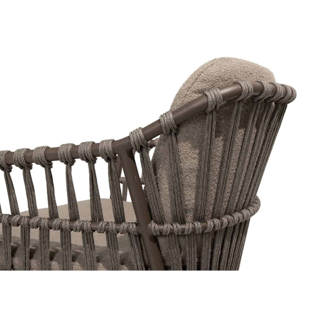 4 Jahreszeiten Outdoor Capalbio High Dining Chair + Taste 4SO Liam High Ess Tisch mit Keramikblatt 220 cm