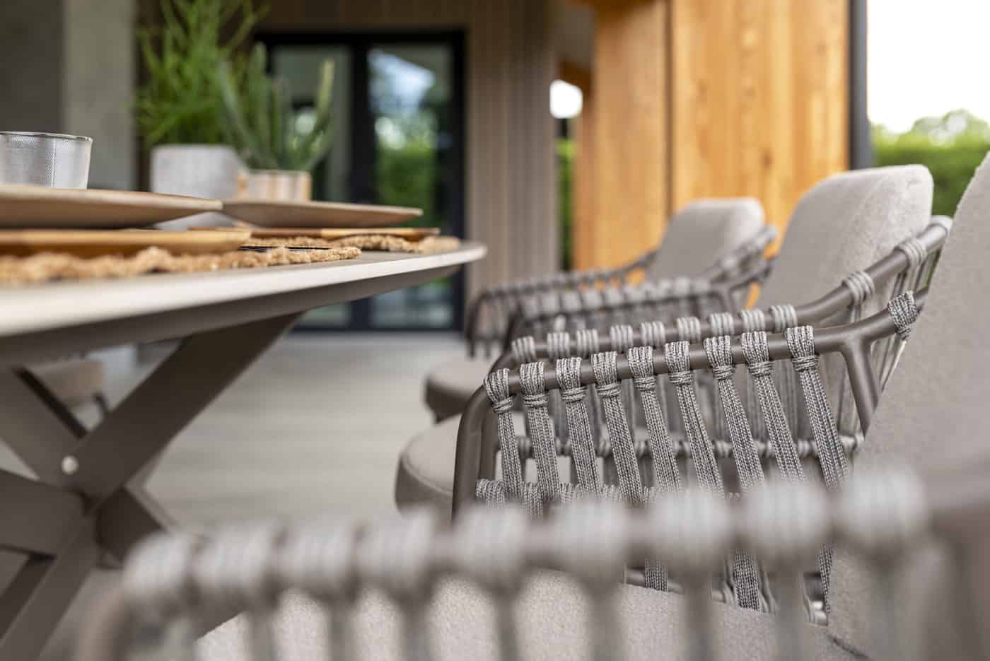 4SO Capalbio dining set (6 st.) + Taste 4SO Prado tafel ⌀160cm