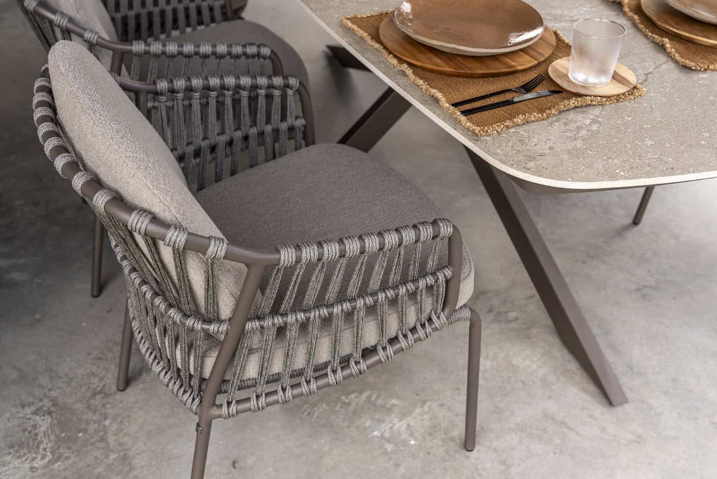 4SO Capalbio dining set (4 st.) + Taste 4SO Liam tafel 180x100cm - afbeelding 9