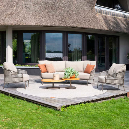4 Seasons Outdoor Capalbio Bio 3-Säse-Lounge-Sofa inkl. 3 Kissen
