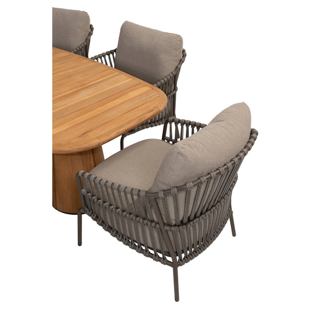 4 Seasons Outdoor Capalbio Low Dining Chair inkl. 2 Kissen