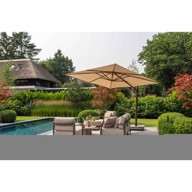 4 Seasons Outdoor Capresi Lounge Set + Volta Kaffeetische Terre