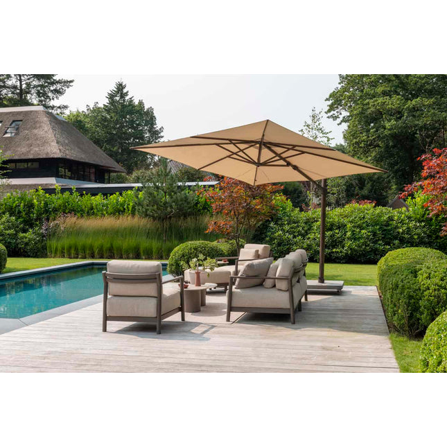 4 Seasons Outdoor Capresi 3sitzer Lounge inkl. 5 Kissen