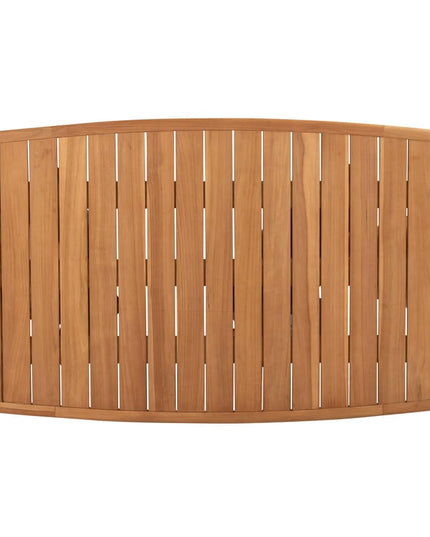 4 Seasons Outdoor Jura Dining + Taste 4SO Capri Tisch-Fass-Form-Teak 240 x 110 cm