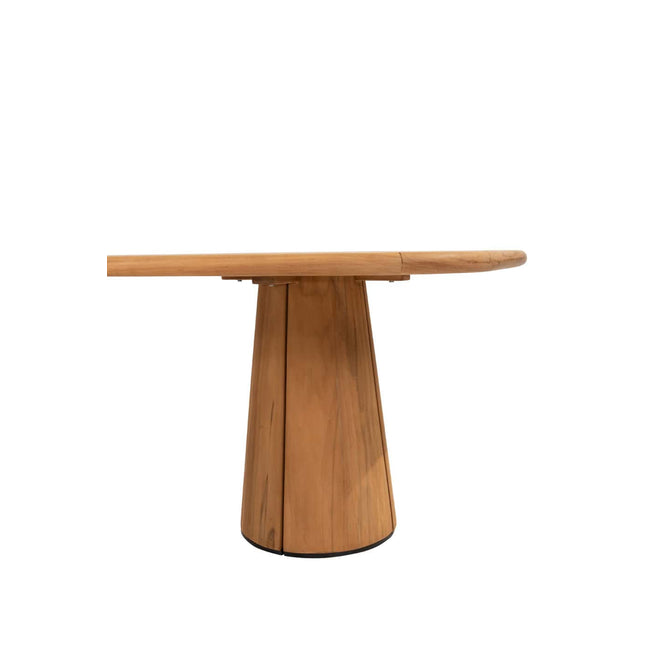 4 Seasons Outdoor Garten Set Capalbio Low Dining Stuhl + Taste 4SO Capri Low Ess Tisch Tisch-Fass-Form Teak 240 x 110 cm
