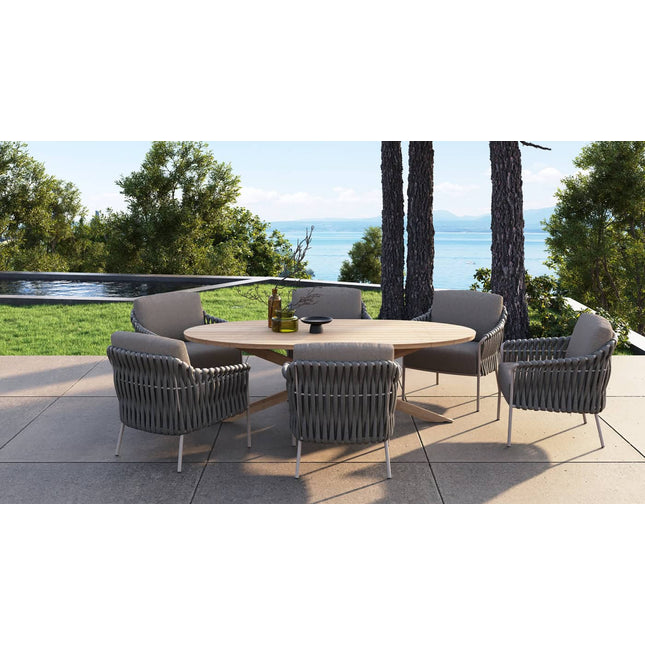 4 Seasons Outdoor Comino Low Dining Chair inkl. 2 Kissen