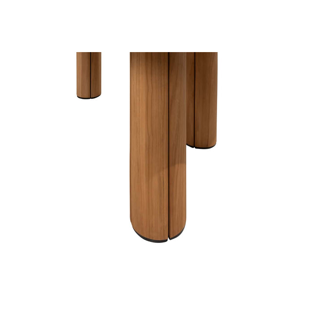 4 Seasons Outdoor Jura Dining + Taste 4SO Corsica Tisch Kieselform Teak 240 x 130 cm