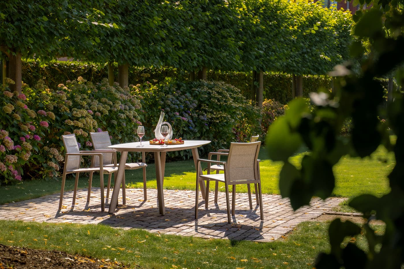 4SO Cortina dining set (4 st.) met Manolo tafel 180x95cm - afbeelding 5