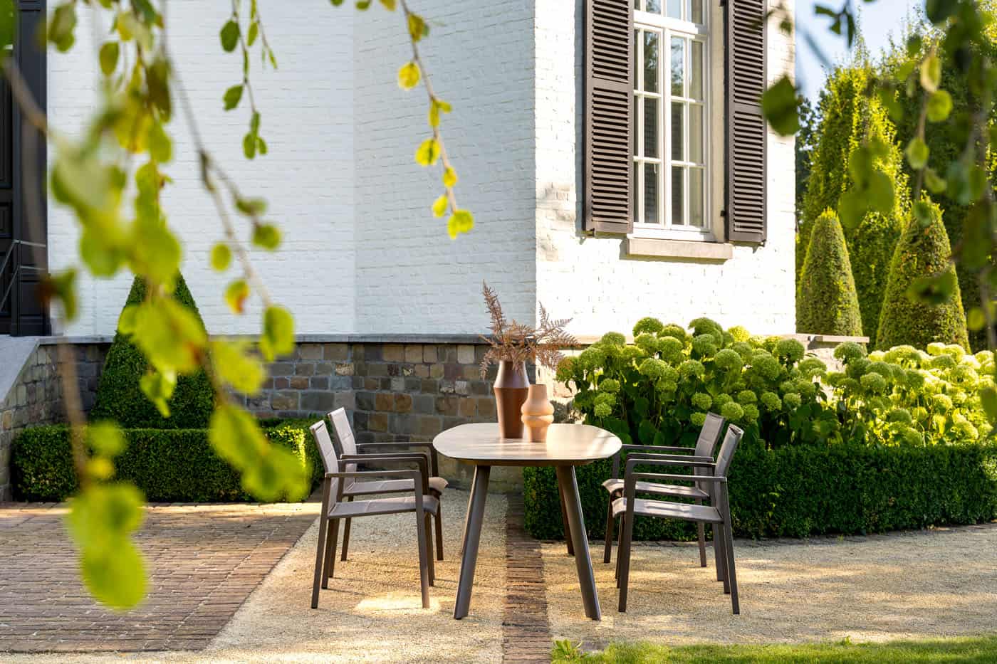 4SO Cortina dining set (4 st.) met Manolo tafel 180x95cm - afbeelding 11