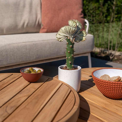 4 Seasons Outdoor Finn Couchtisch Teak 60 cm. Ø (H 32)