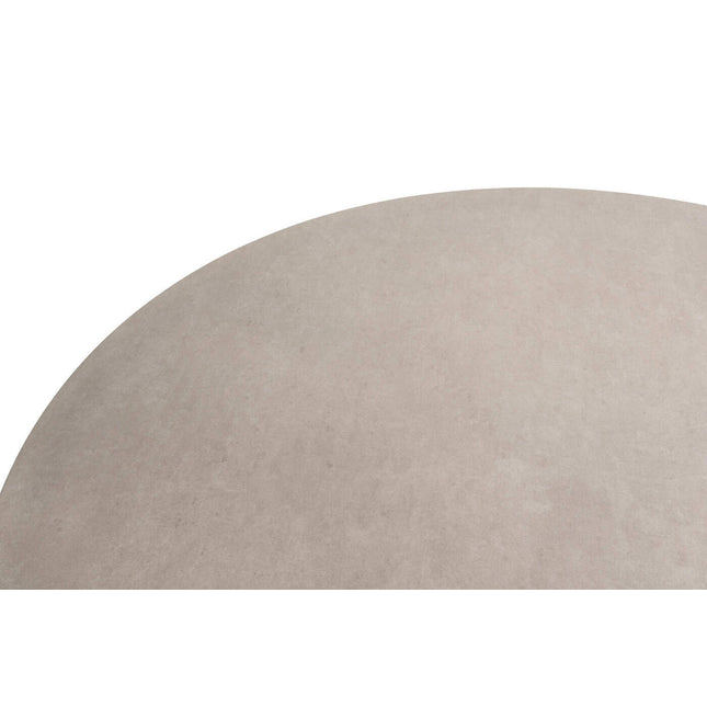 Taste 4SO Manitoba Stapelbares Essstuhl Latte + Donato Tabelle 160 Ø cm mit bedrucktem Keramikblatt