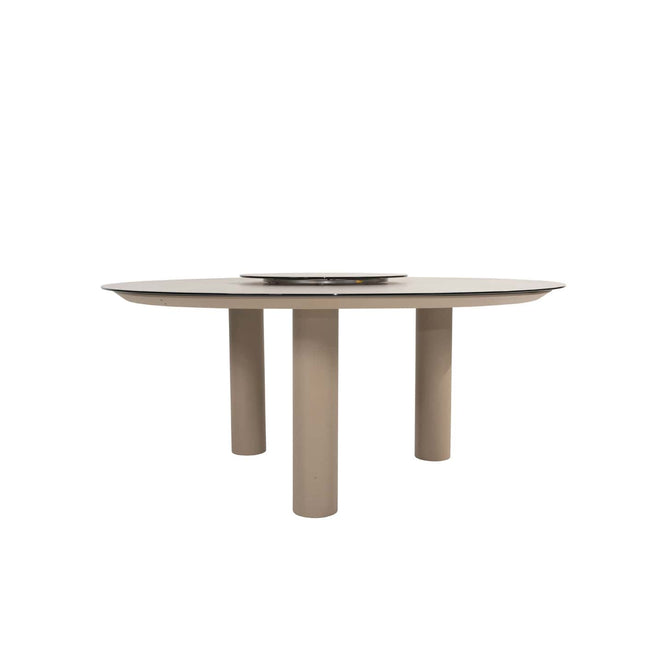 Taste 4SO Parma Stackbares Esslatte + Donato Tabelle 160 Ø cm Latte
