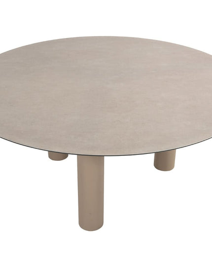 Taste 4SO Barista Essstuhl Latte + Donato Tisch Keramik Latte 160 Ø CM + Lazy Susan