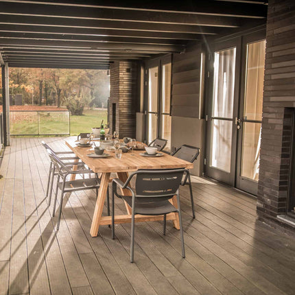 4 Seasons Outdoor Icon Teak Tisch 300 cm Teak -Chassis