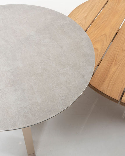 Taste 4SO Olivia Lounge Set 3-Sitzer-Lounge-Sofa + 2x Lounge Chair + Emma Kaffeetische
