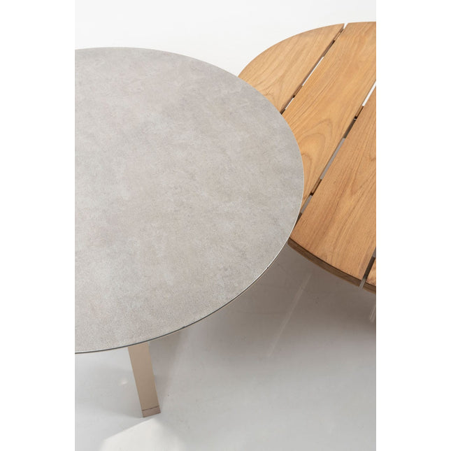 Taste 4SO Olivia Lounge Set 3-Sitzer-Lounge-Sofa + 2x Lounge Chair + Emma Kaffeetische