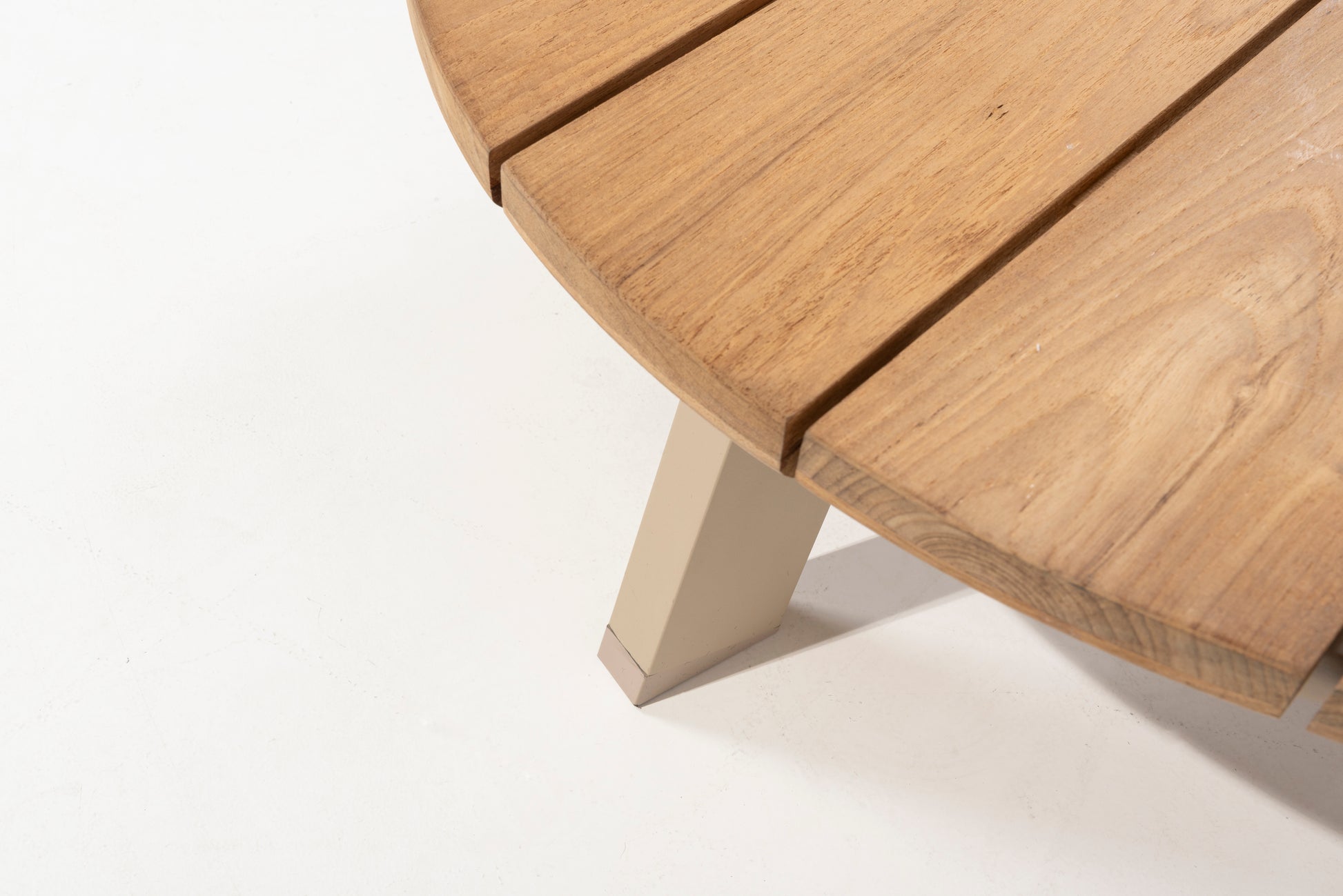 Taste 4SO Emma SET of coffee tables latte, 65 and 80 cm. with printed ceramic/te - Detail view