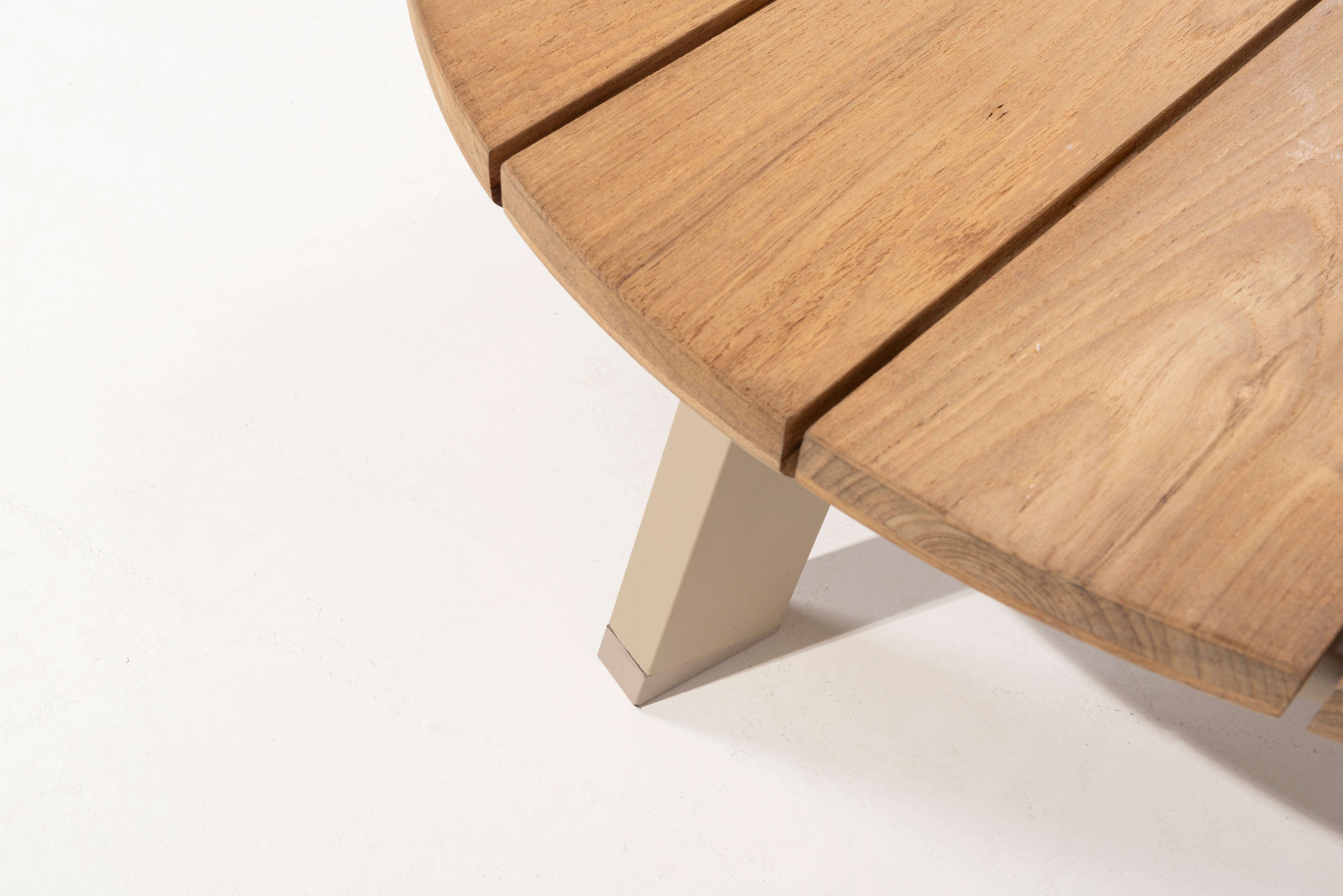 Taste 4SO Emma SET of coffee tables latte, 65 and 80 cm. with printed ceramic/te - Detail view