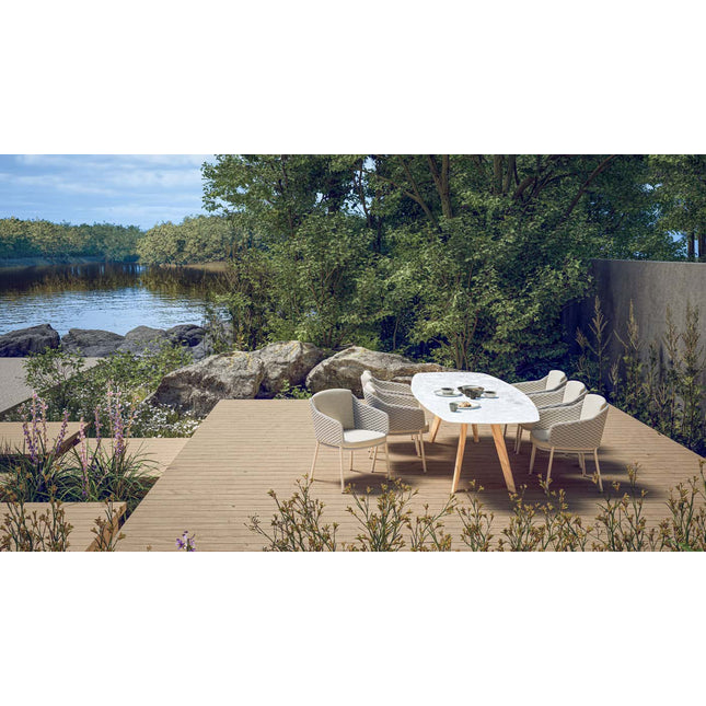 4 Seasons Outdoor Eros Dining + Lucas Teaktabelle 240 cm