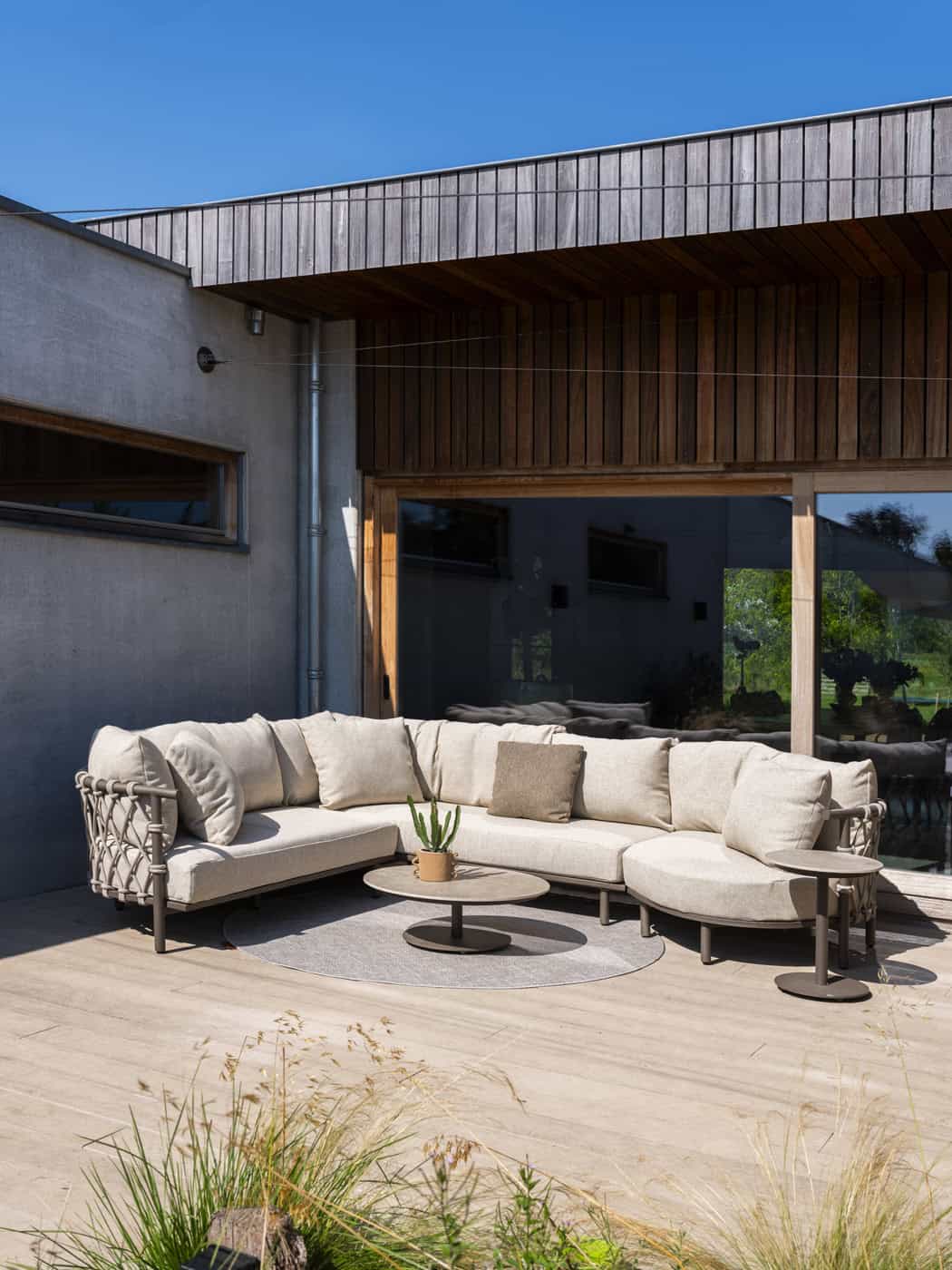 4SO Ezra modulares Ecksofa 210×127 cm taupe