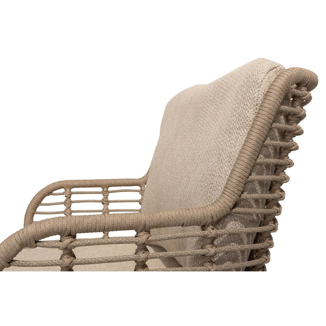 4 Seasons Outdoor Fabrice Essstuhl Latte + Taste 4SO Korsica Tisch Teak 160 Ø cm