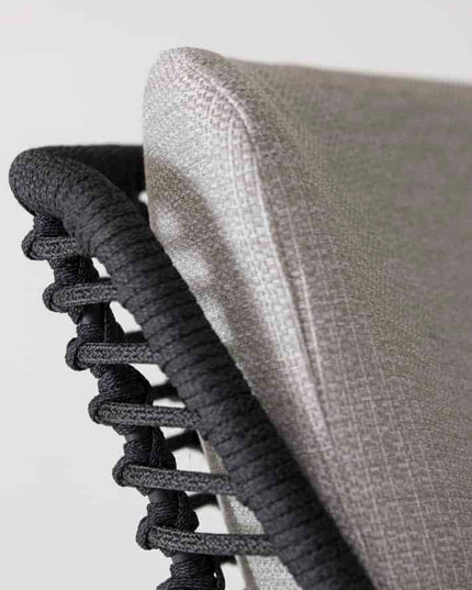 4 Seasons Outdoor Fabrice Dining Anthrazit + Privada Tisch Oval HPL Blatt 240 cm