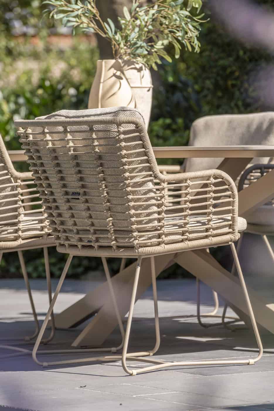 4SO Fabrice dining set latte (6 st.) + Taste 4SO Prado tafel 240x105cm - afbeelding 13
