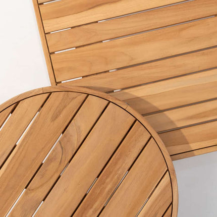 4 Seasons Outdoor Finn Couchtisch Teak 60 cm. Ø (H 32)