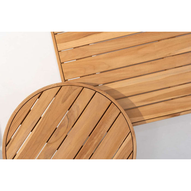 4 Seasons Outdoor Como Lounge Set Harvest + Footstool + Finn -Kaffeetische