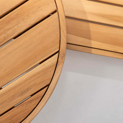 4 Seasons Outdoor Finn Couchtisch Teak 60 cm. Ø (H 32)