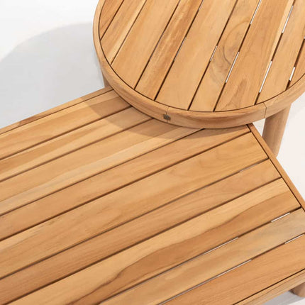 4 Seasons Outdoor Finn Couchtisch Teak 60 cm. Ø (H 32)