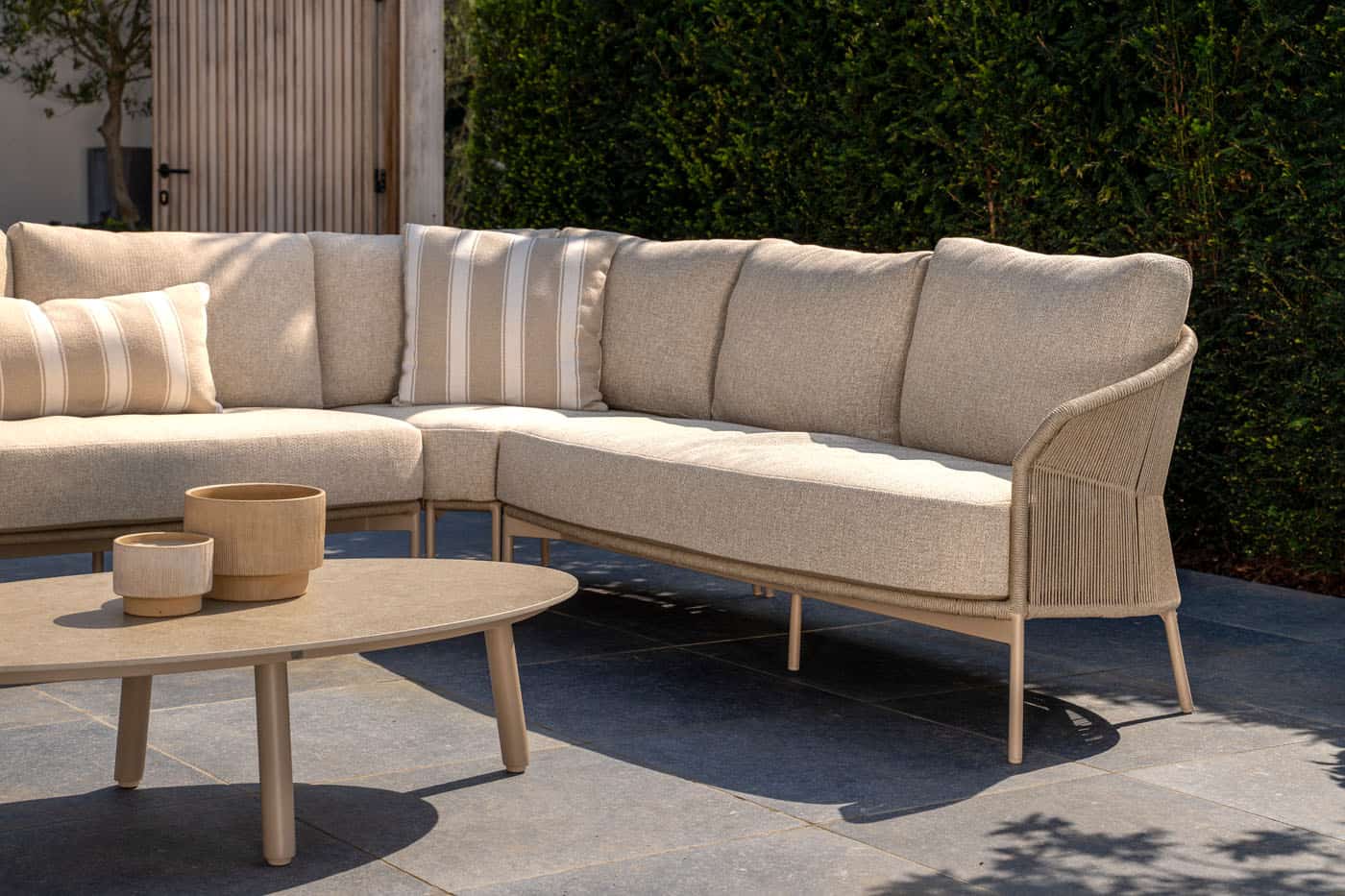 4SO Florence modulaire hoekbank 235×226.5 cm earth - afbeelding 9