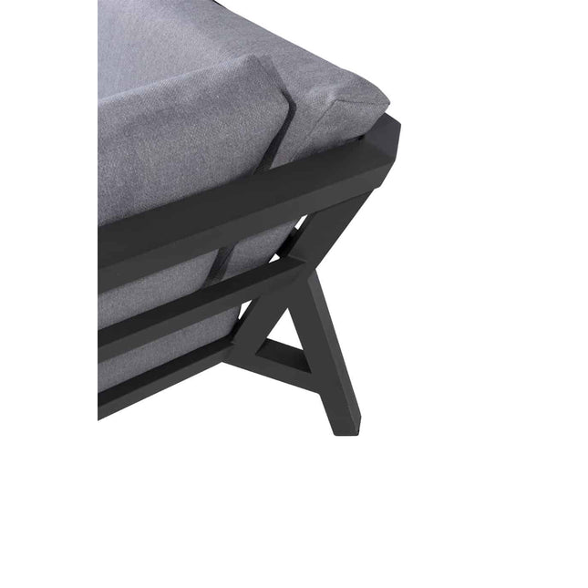 Taste 4SO Gigi Lounge Set Anthrazit ohne Couchtisch