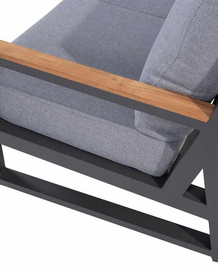 Taste 4SO Gigi Lounge Set Anthrazit ohne Couchtisch
